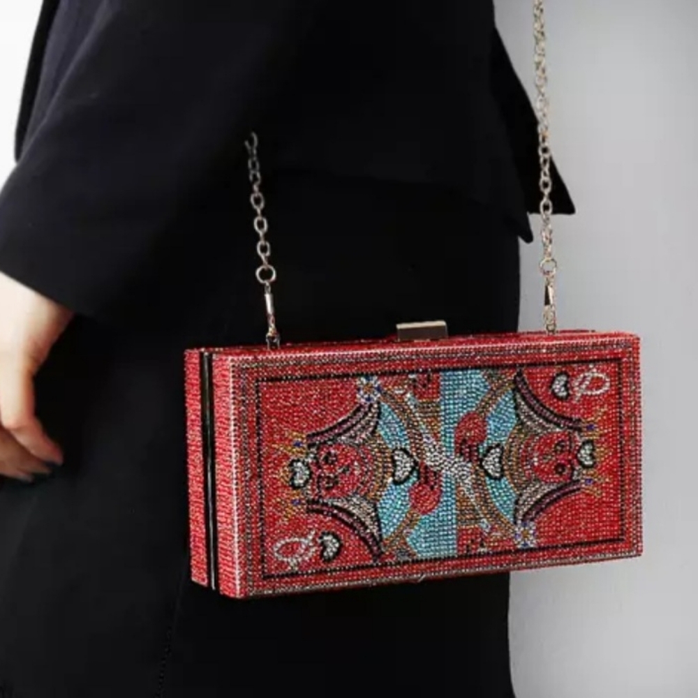 Rhinestone Covered clutch
